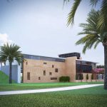 Architecture of Modern style villa Al Khawaneej, Dubai