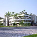 Green parking at TREND Media city, Nigeria