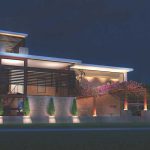 Modern style Villa Architecture and lighting, al Khawaneej, Dubai