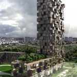 Urban tower for Antwerp different touch with new concept